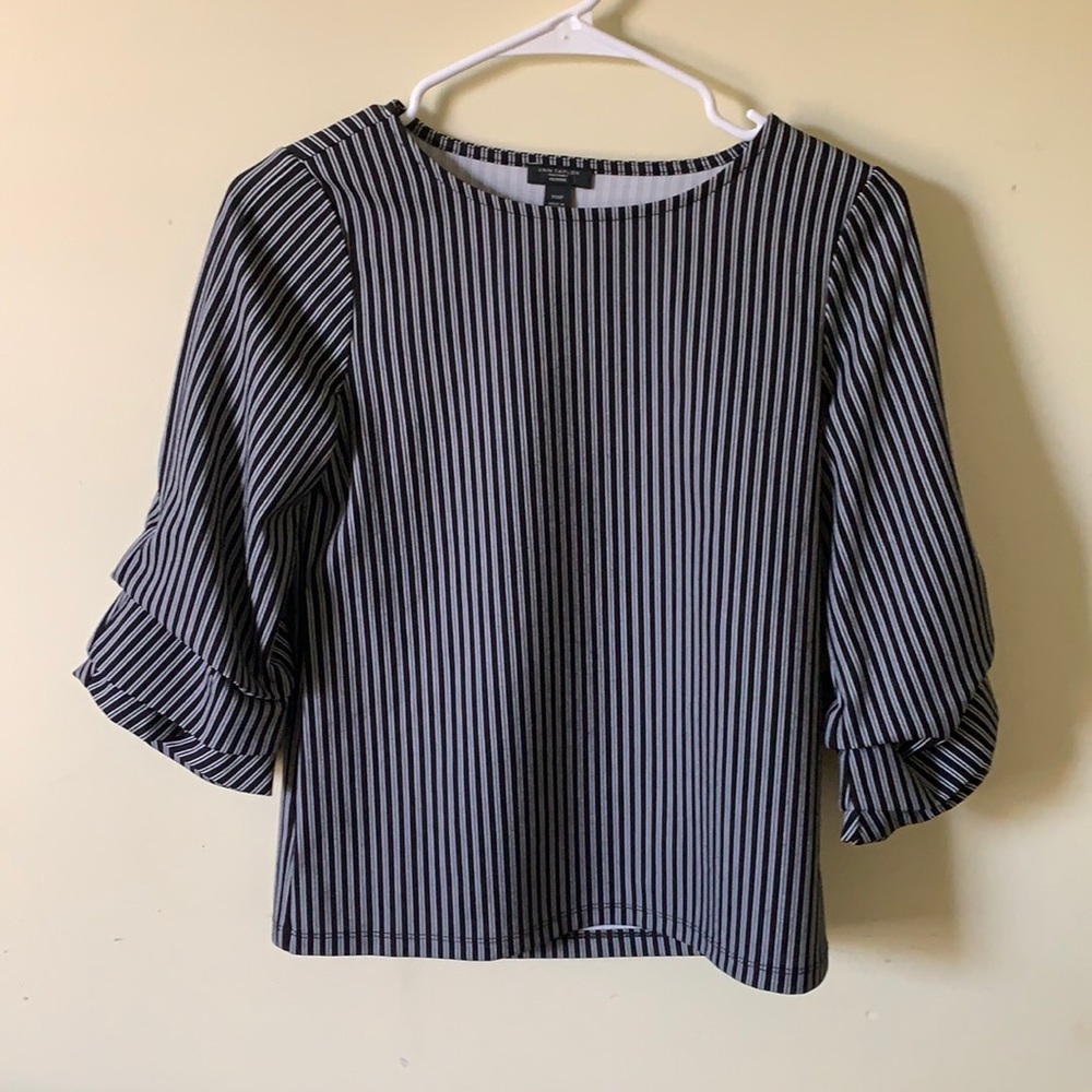 Ann Taylor stripped blouse